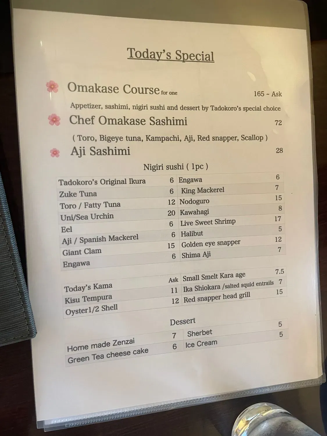 Menu 4