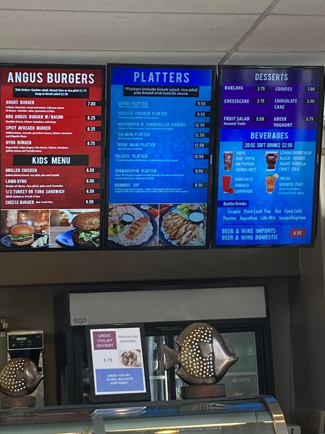 Erik's Fresh Grill Menu - Updated November 2025