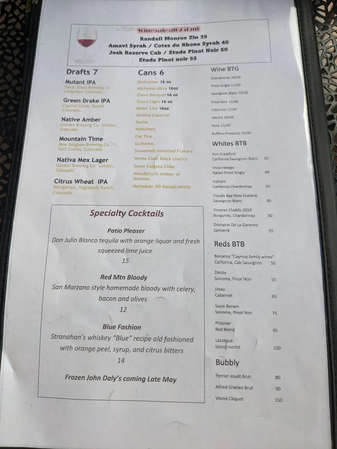 Menu 2