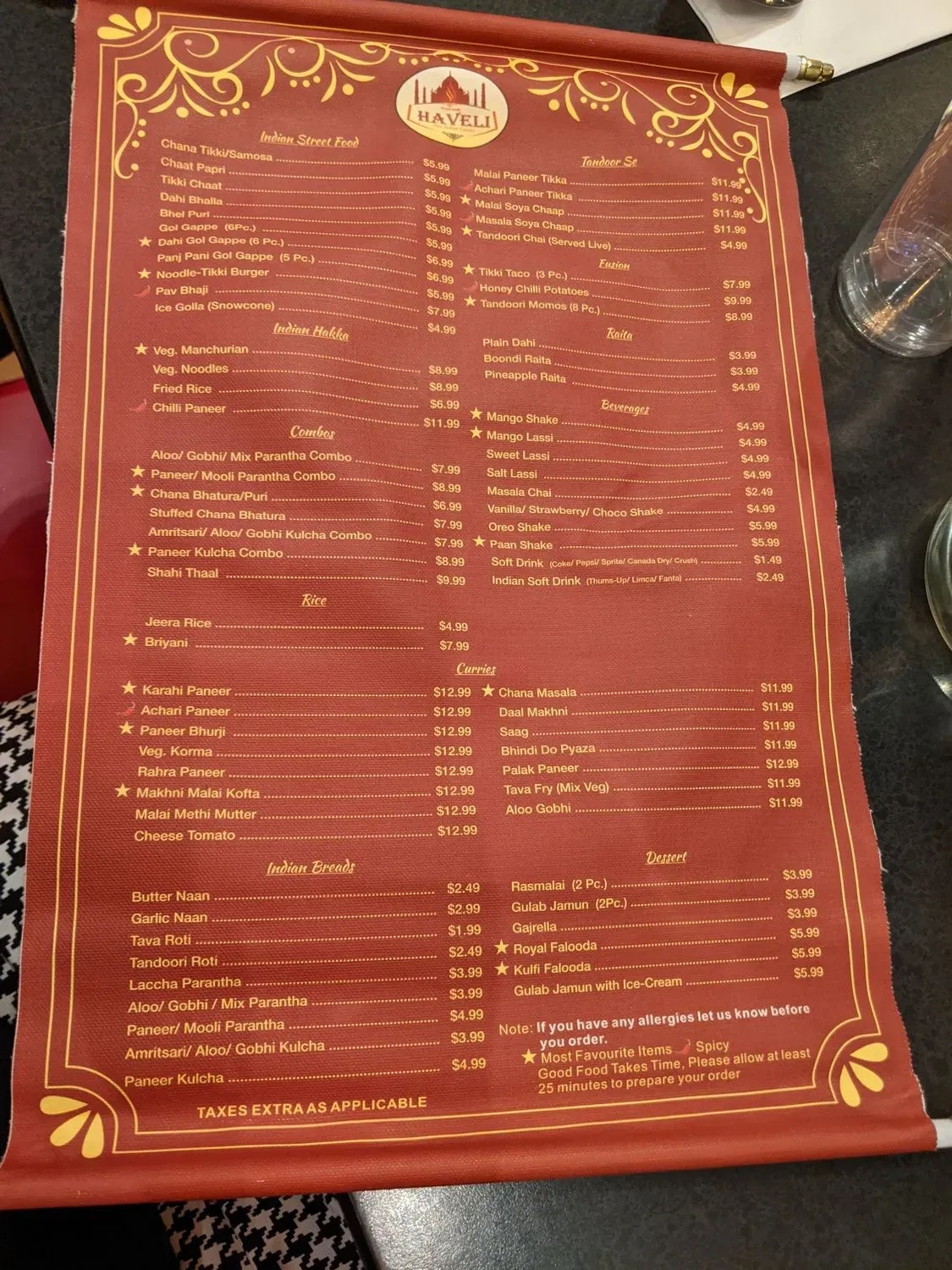 Menu 2