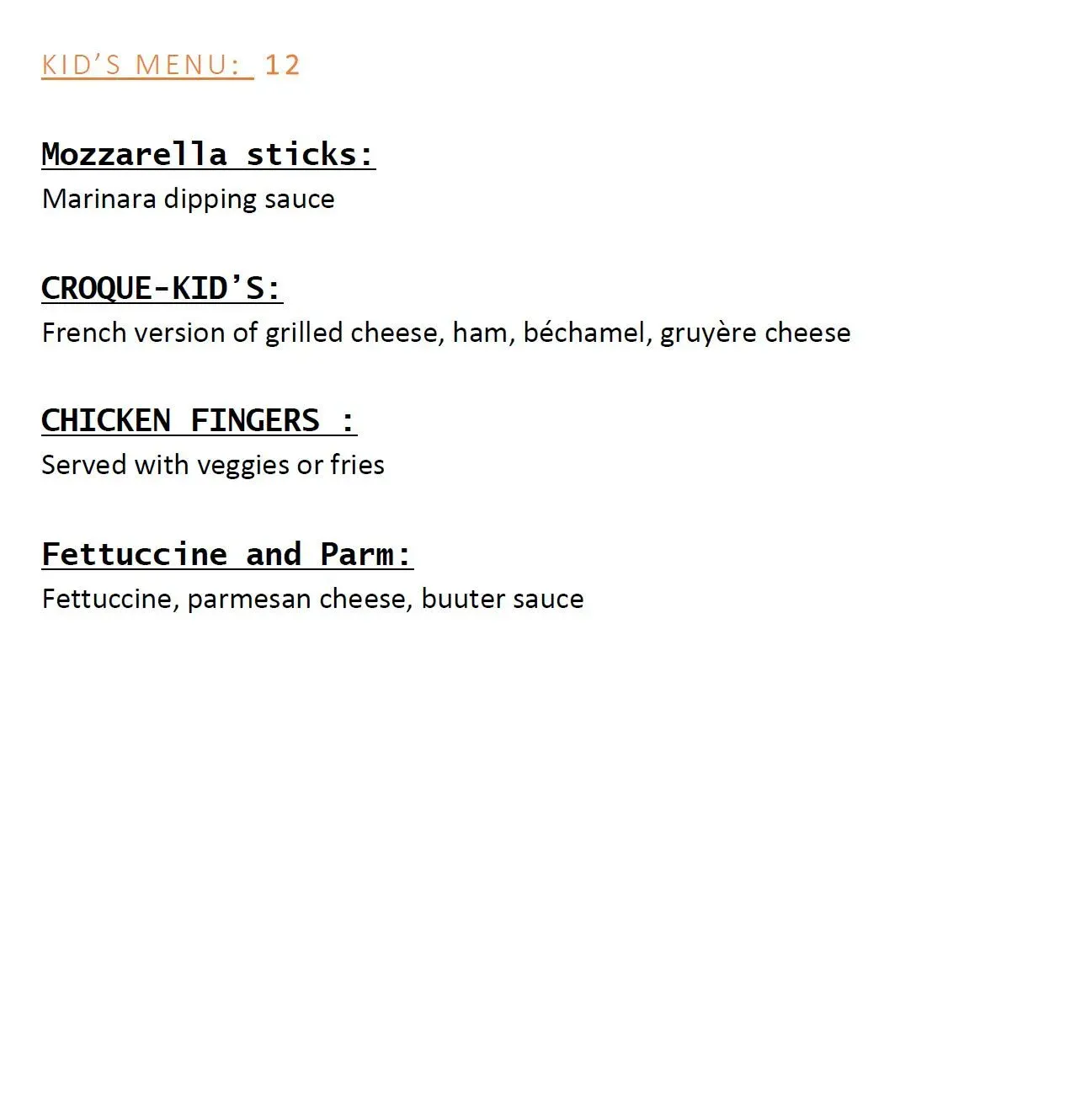 Menu 3