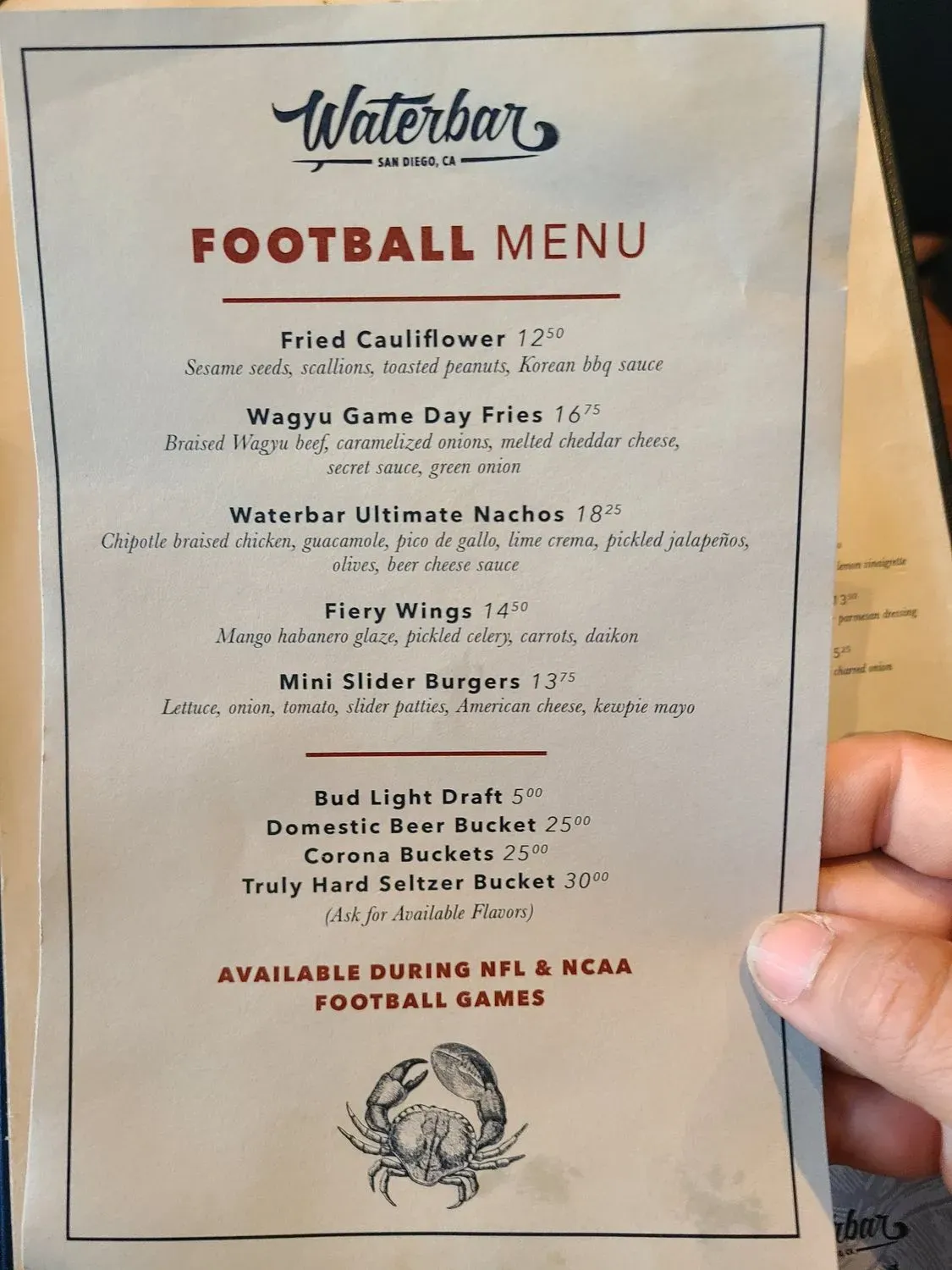 Menu 5