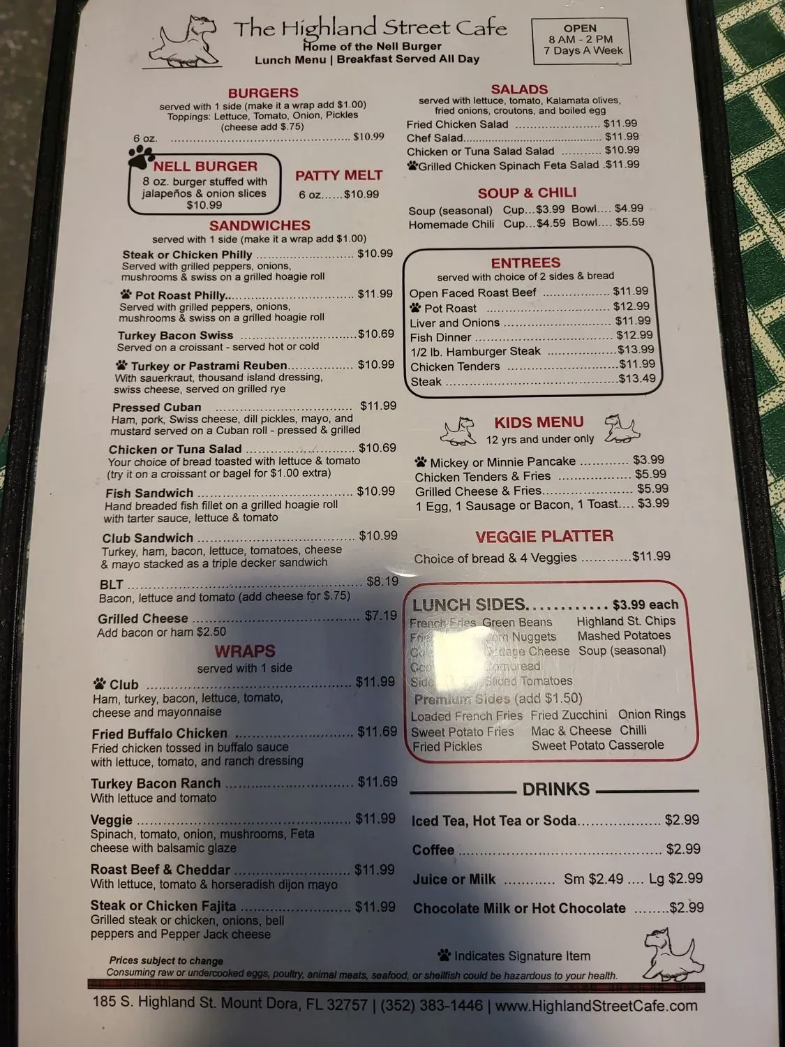 Menu 3