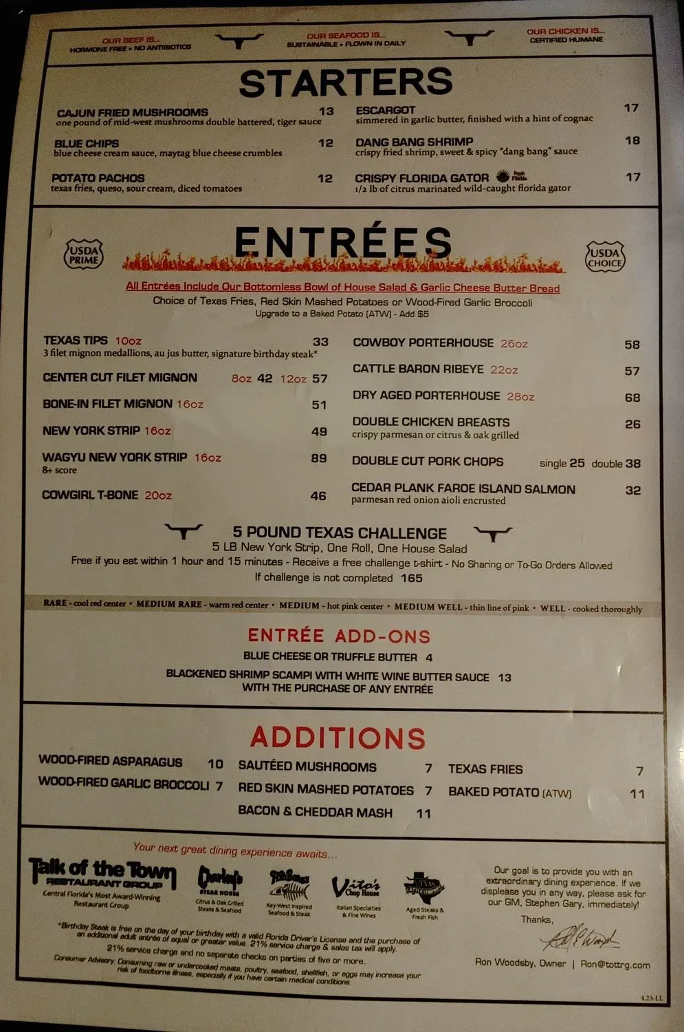 Menu 3