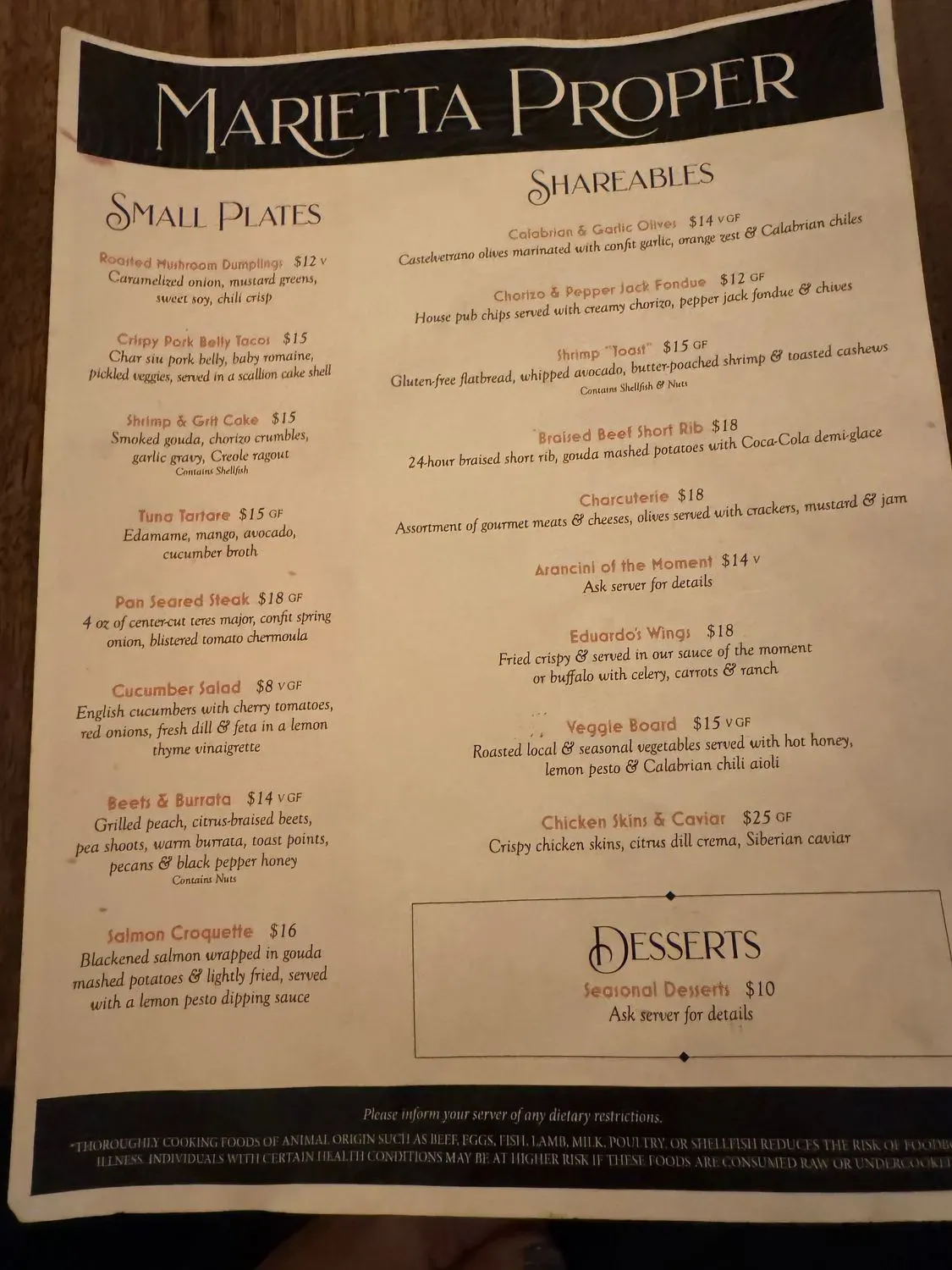 Menu 6