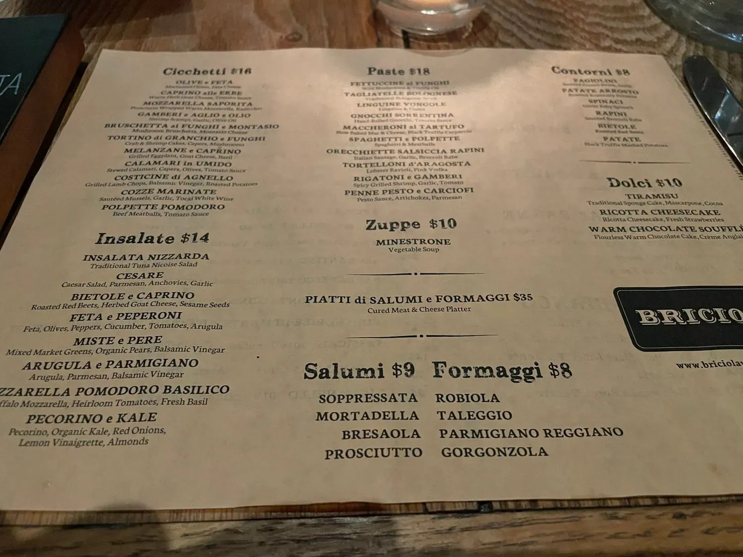 Menu 3