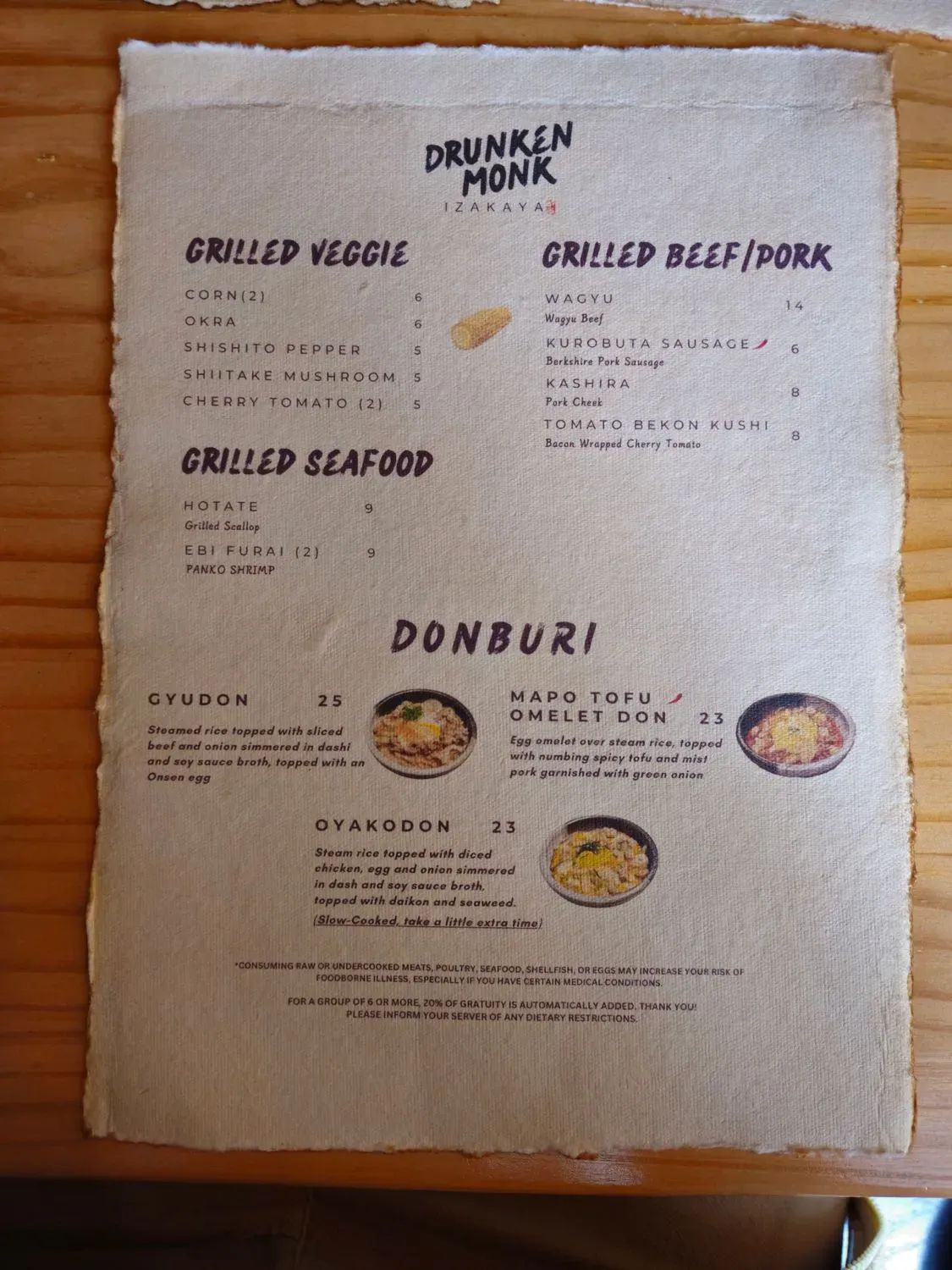 Menu 2