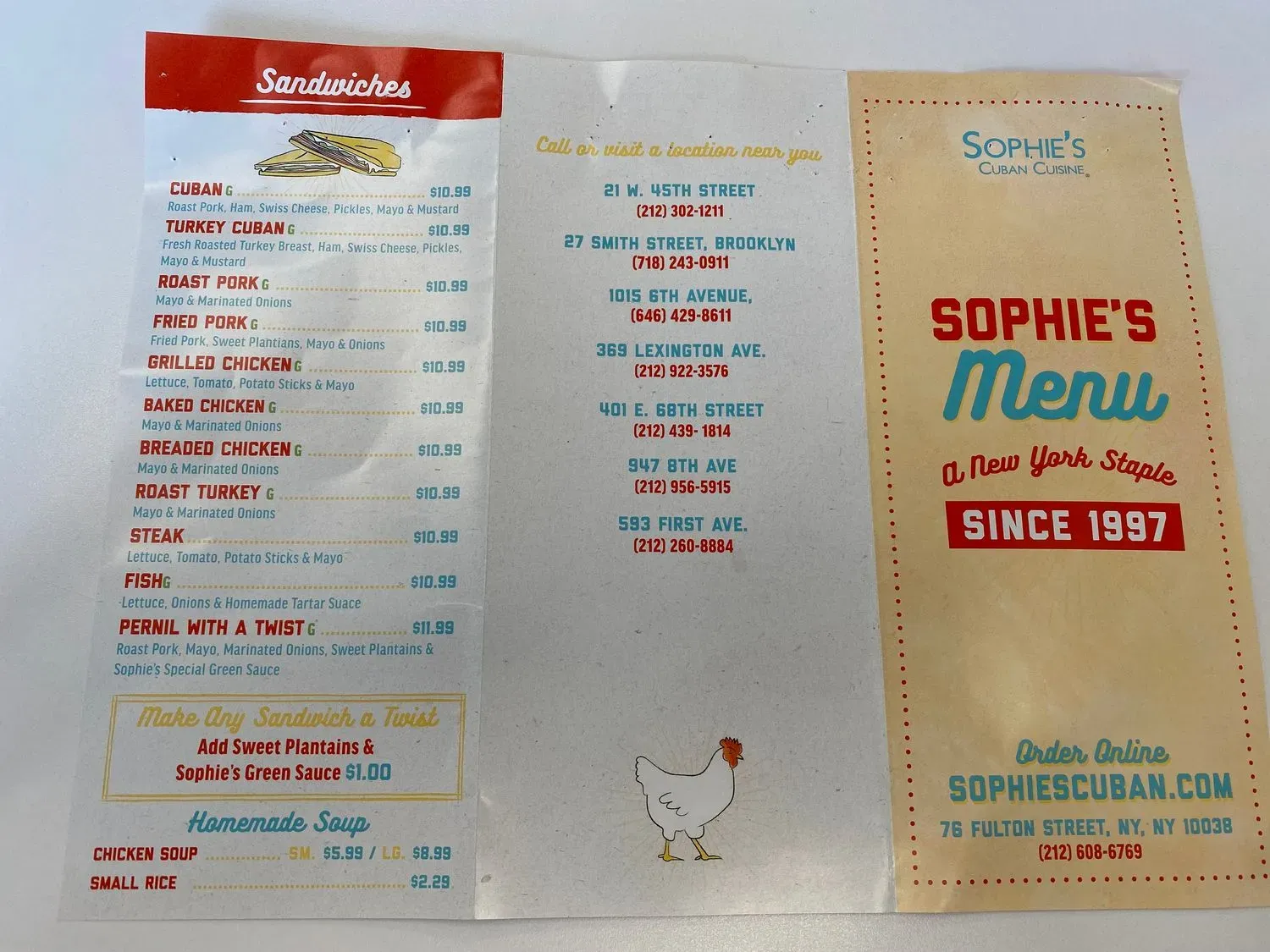 Menu 2