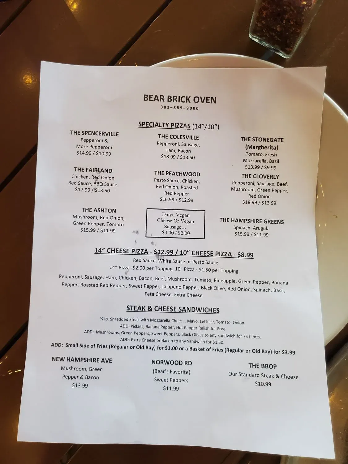 Menu 3