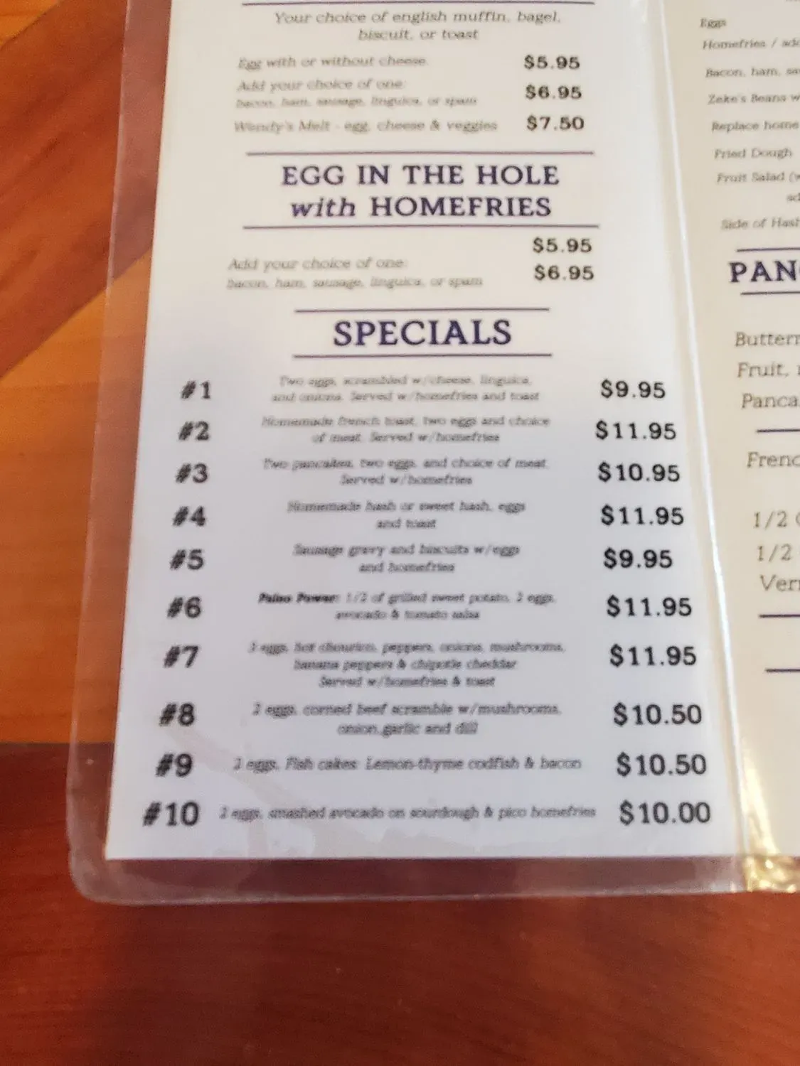 Menu 4