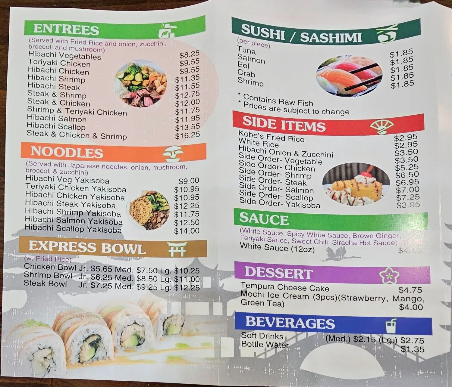 Menu 3