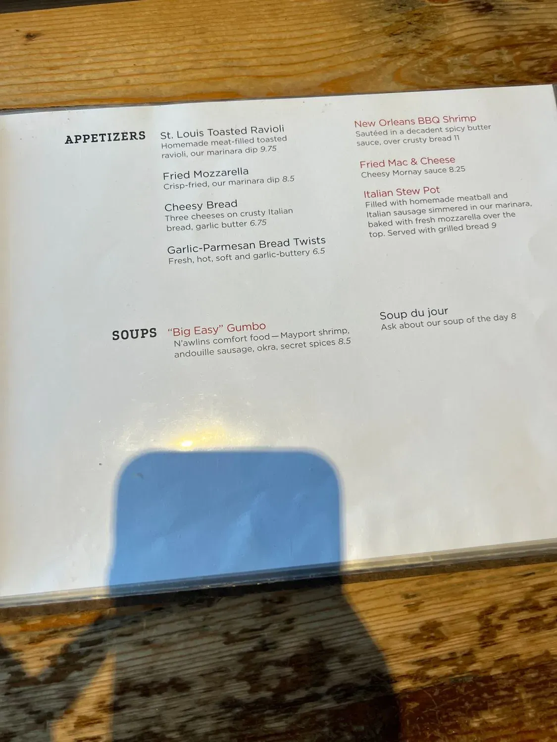 Menu 4