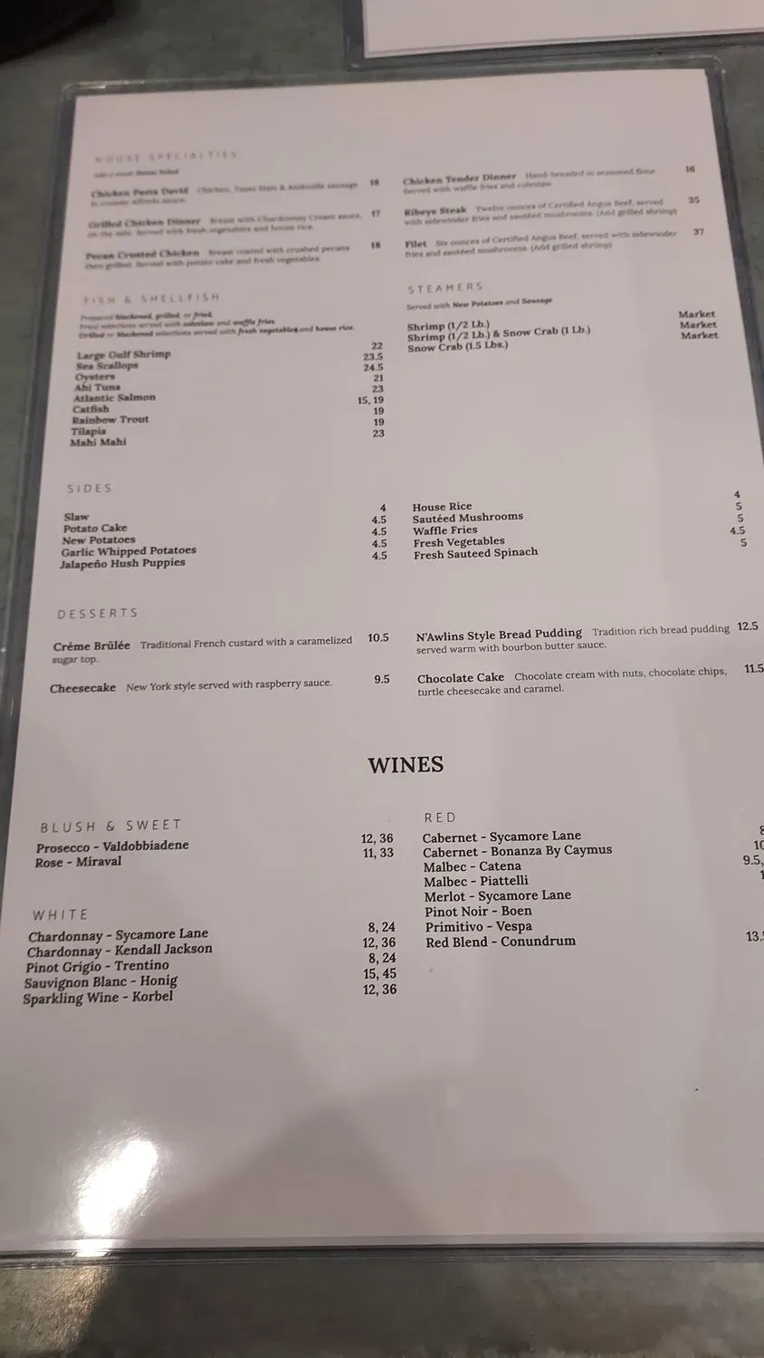 Menu 6