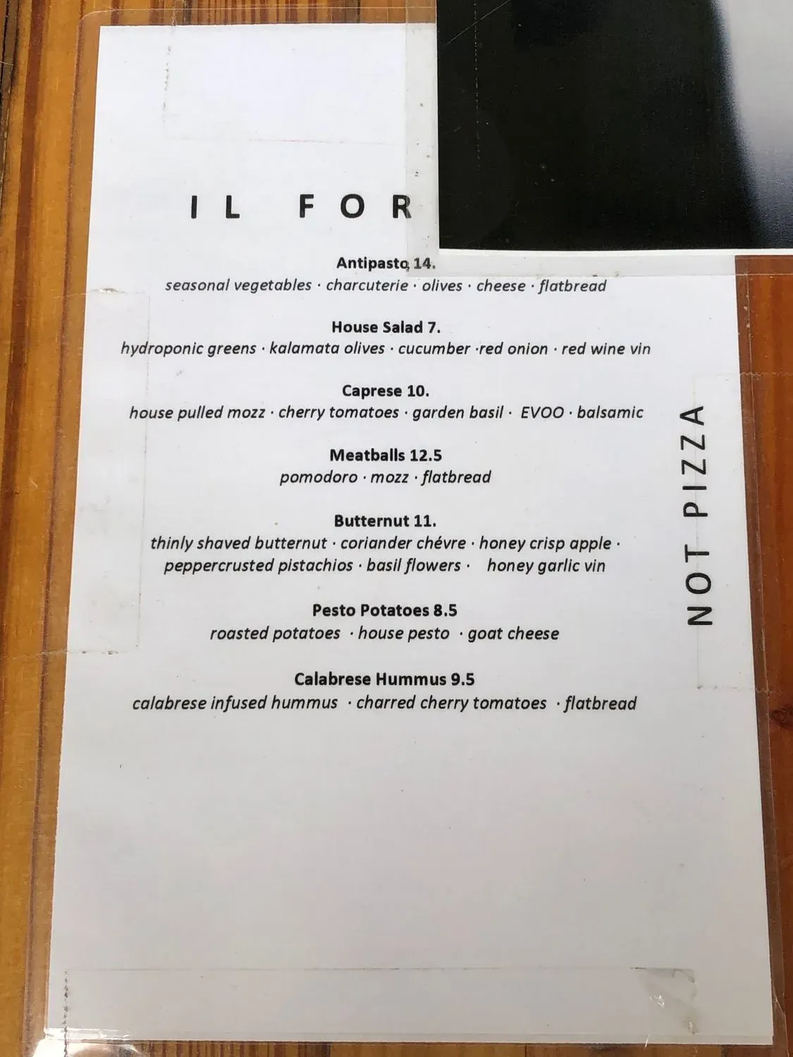 Menu 6