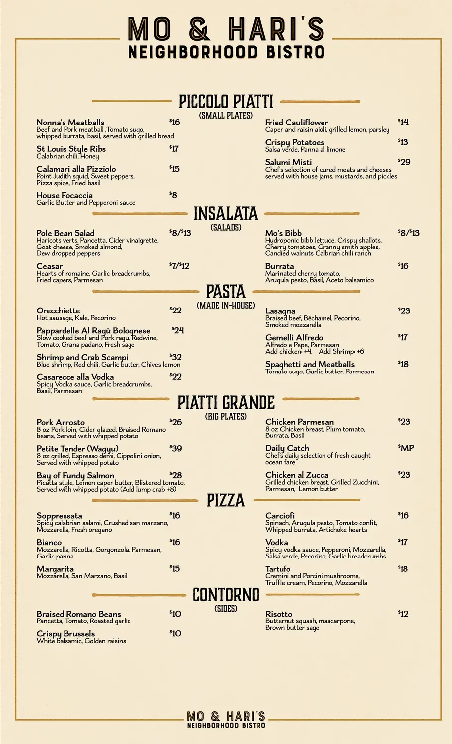 Menu 2