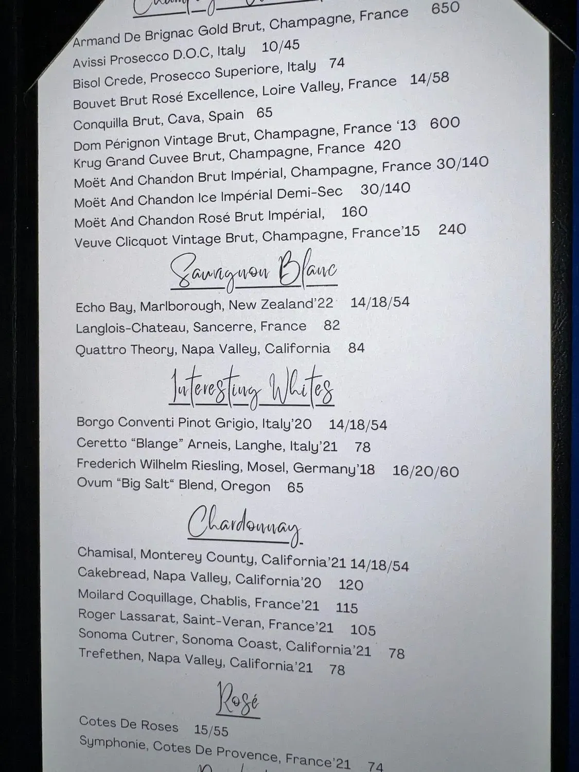 Menu 6