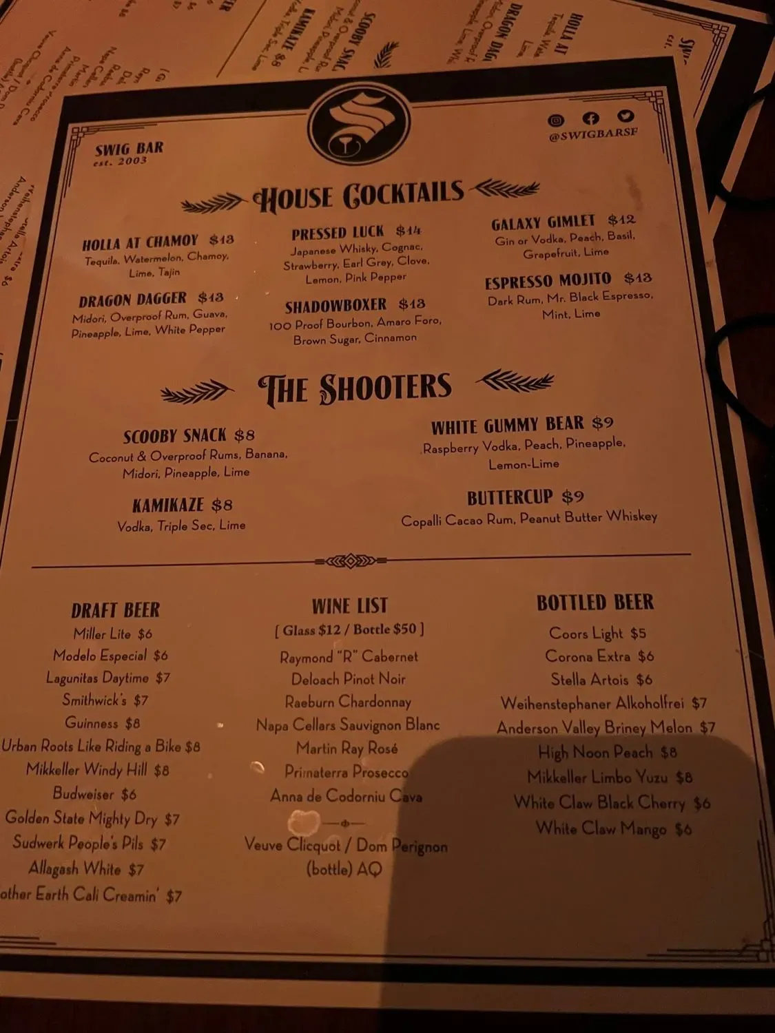 Menu 5