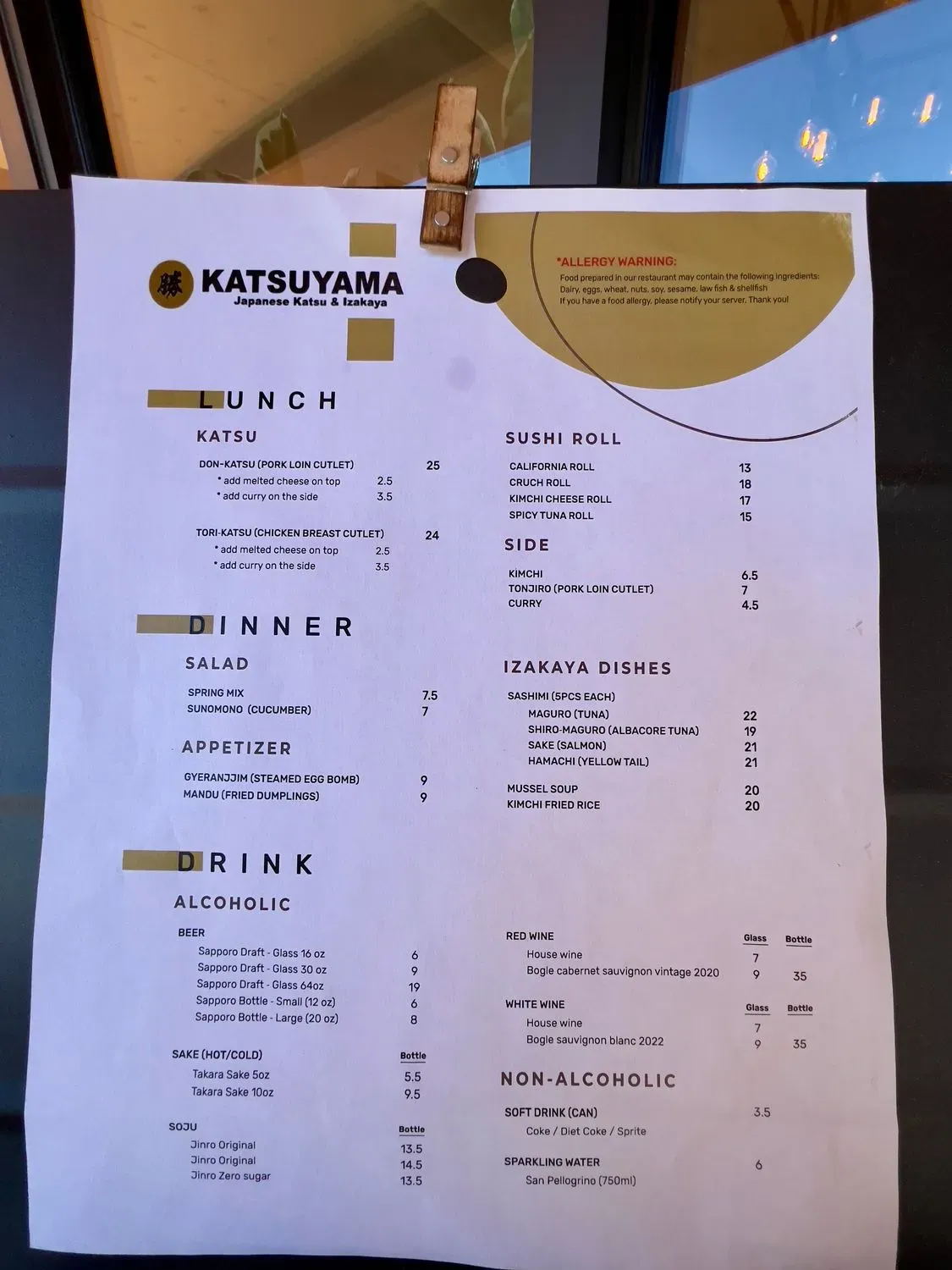 Menu 6