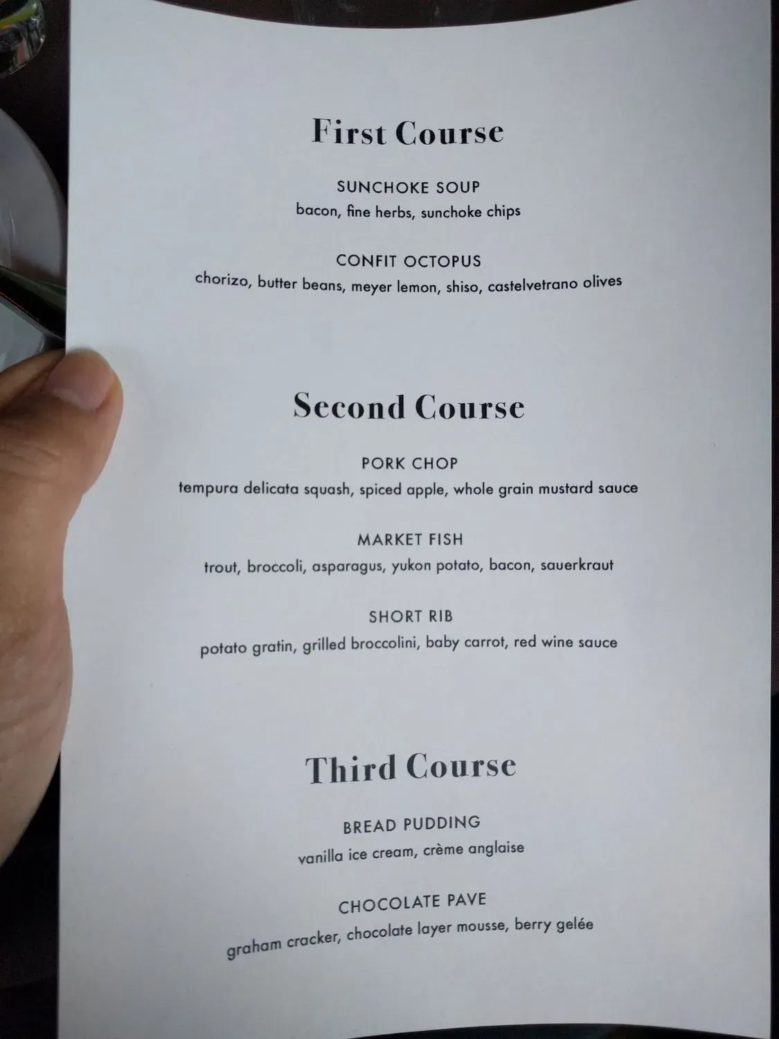 Menu 4