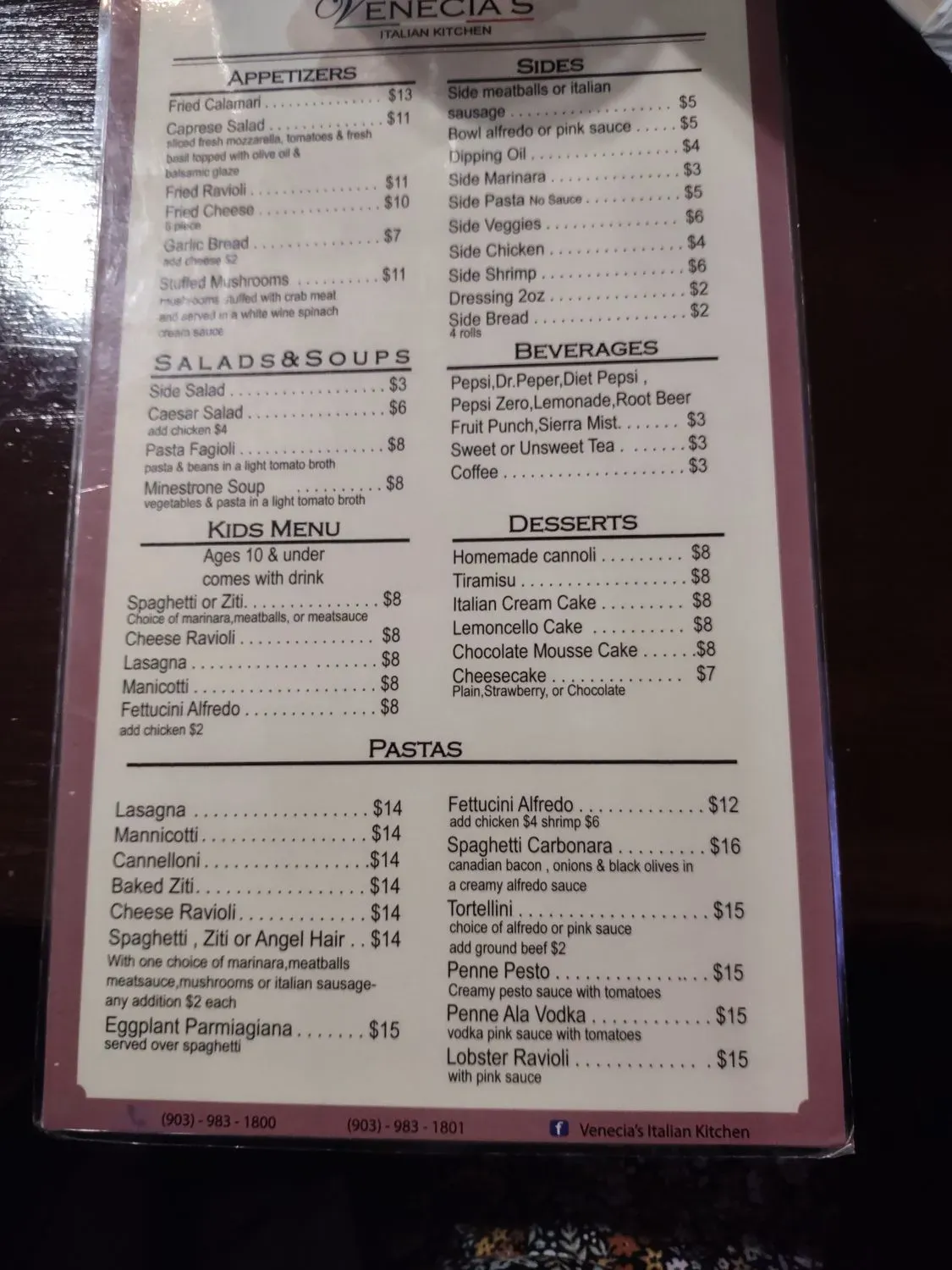 Menu 6