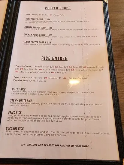 Menu 5