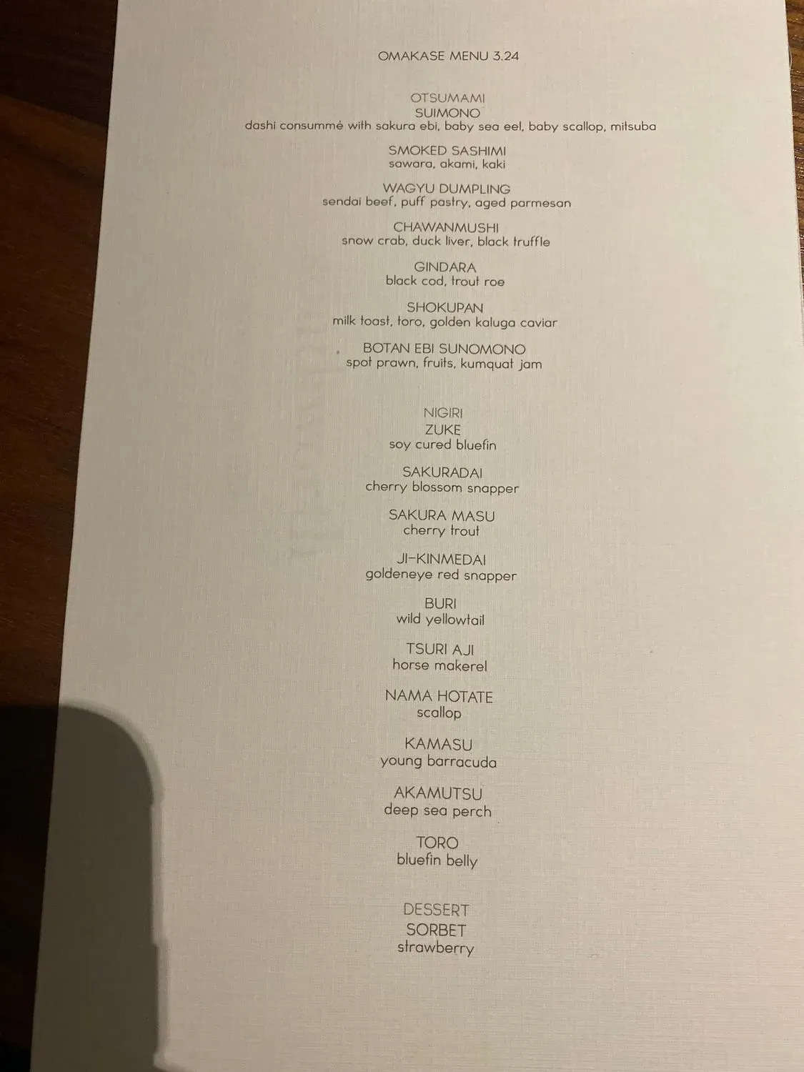 Menu 4