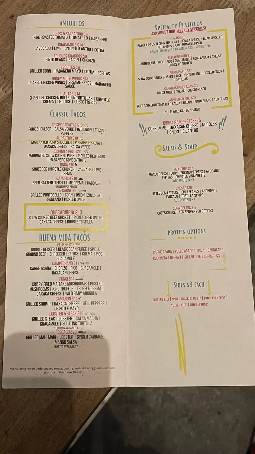 Menu 4