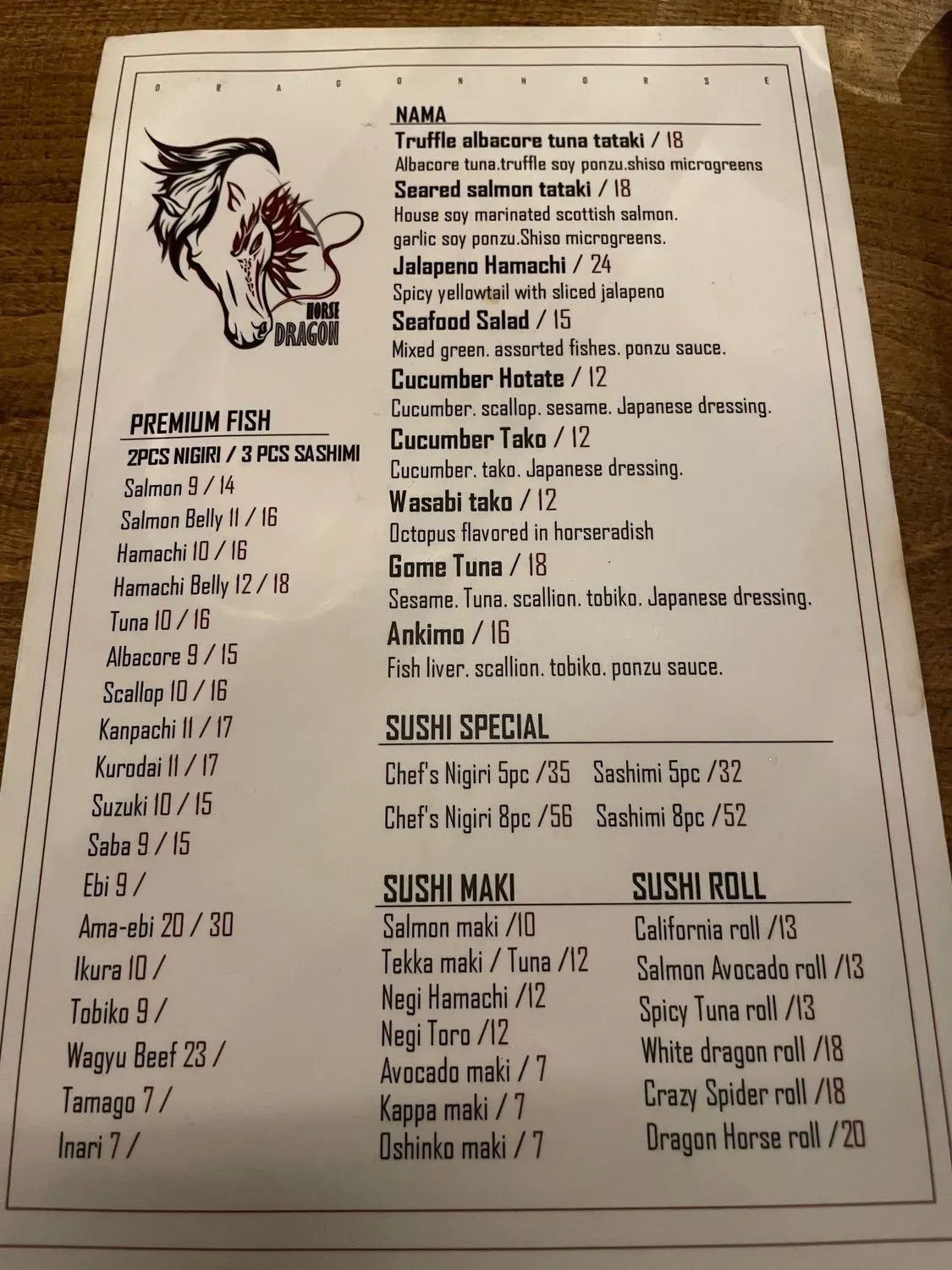 Menu 6