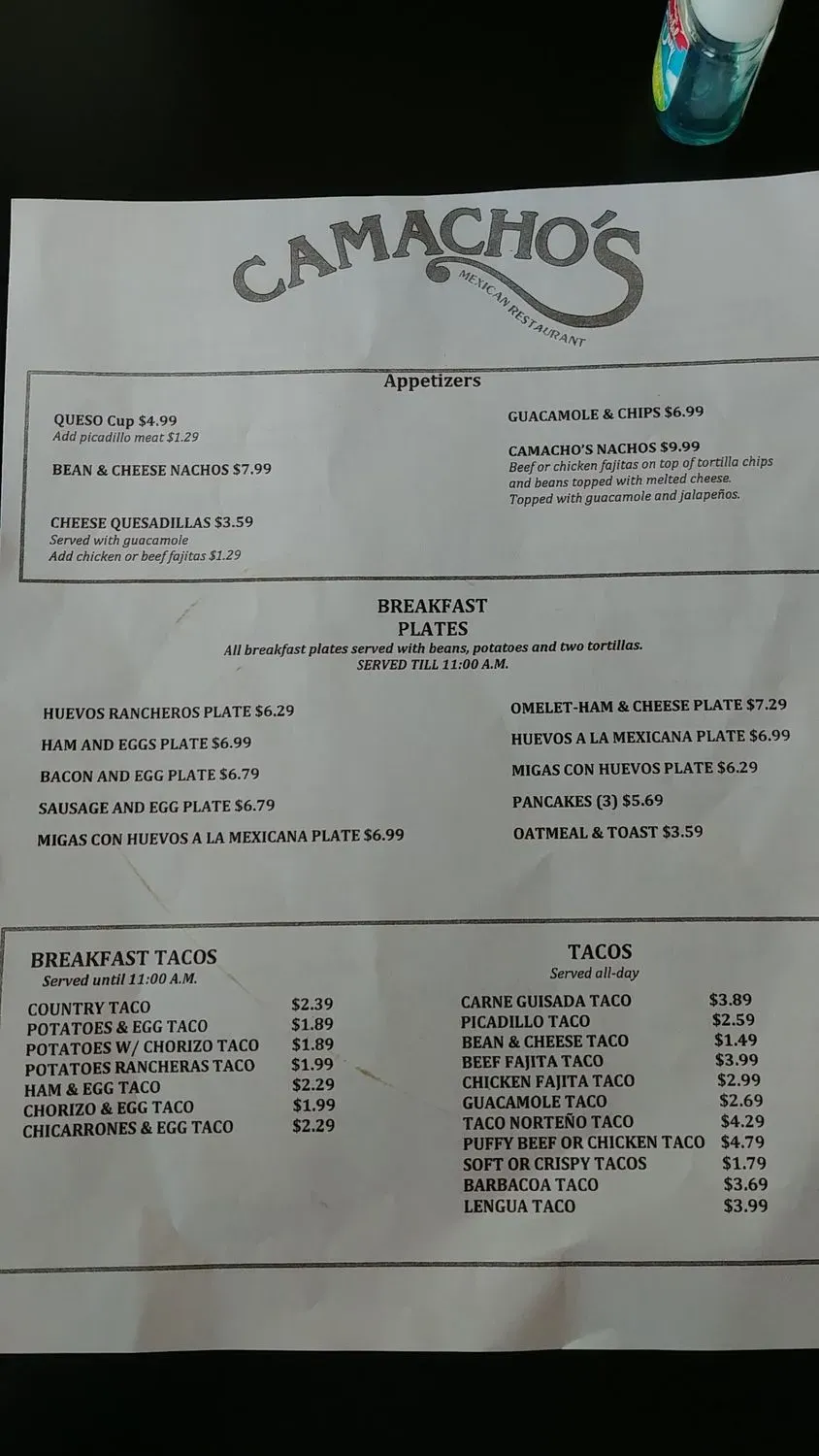 Menu 4