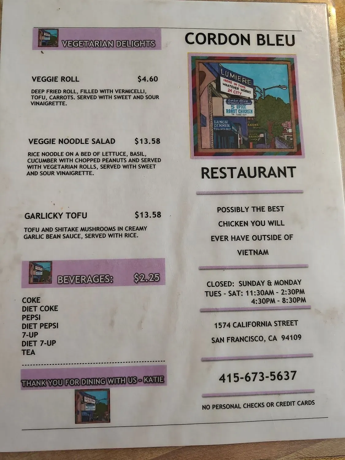 Menu 6