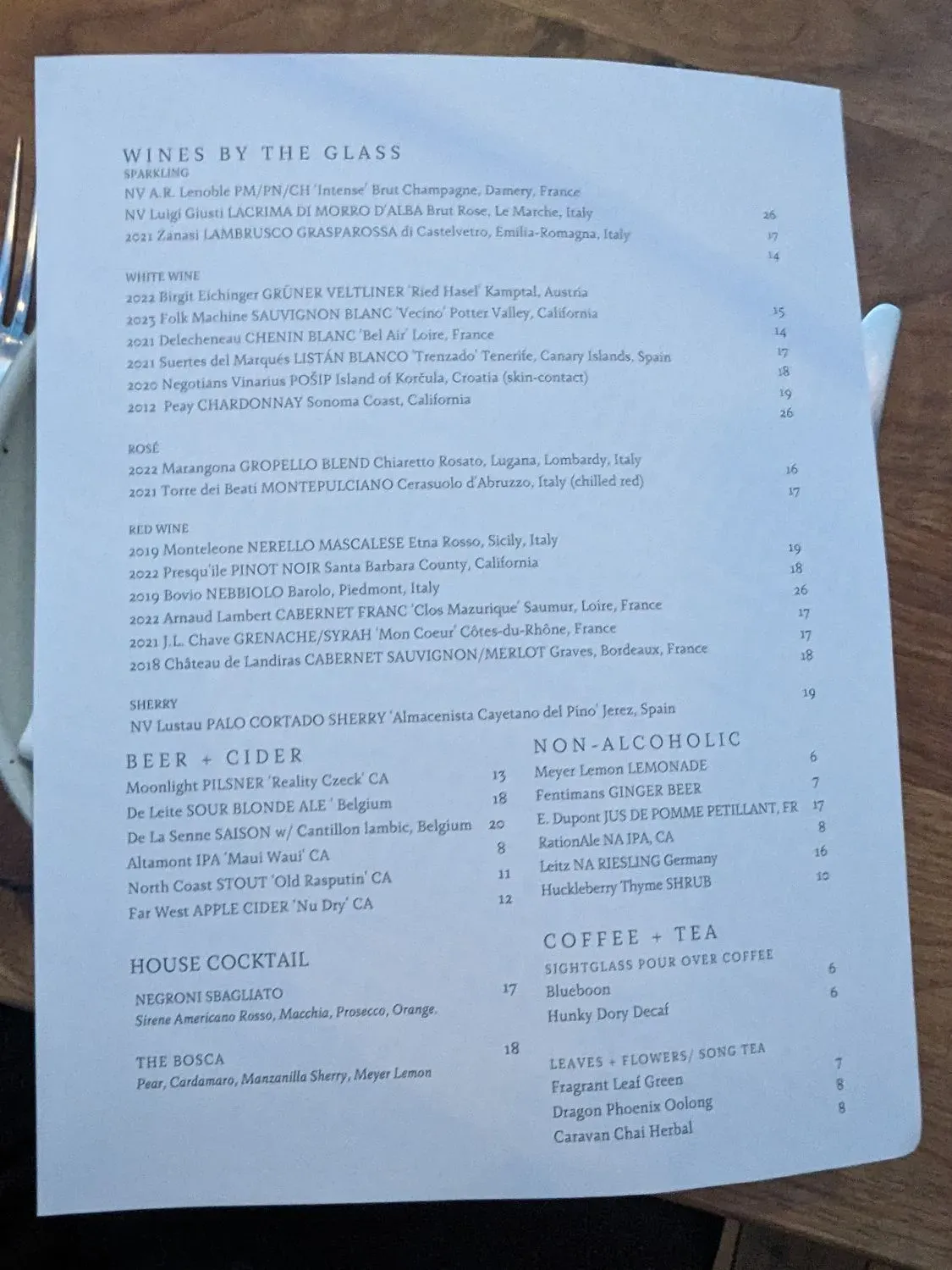 Menu 4