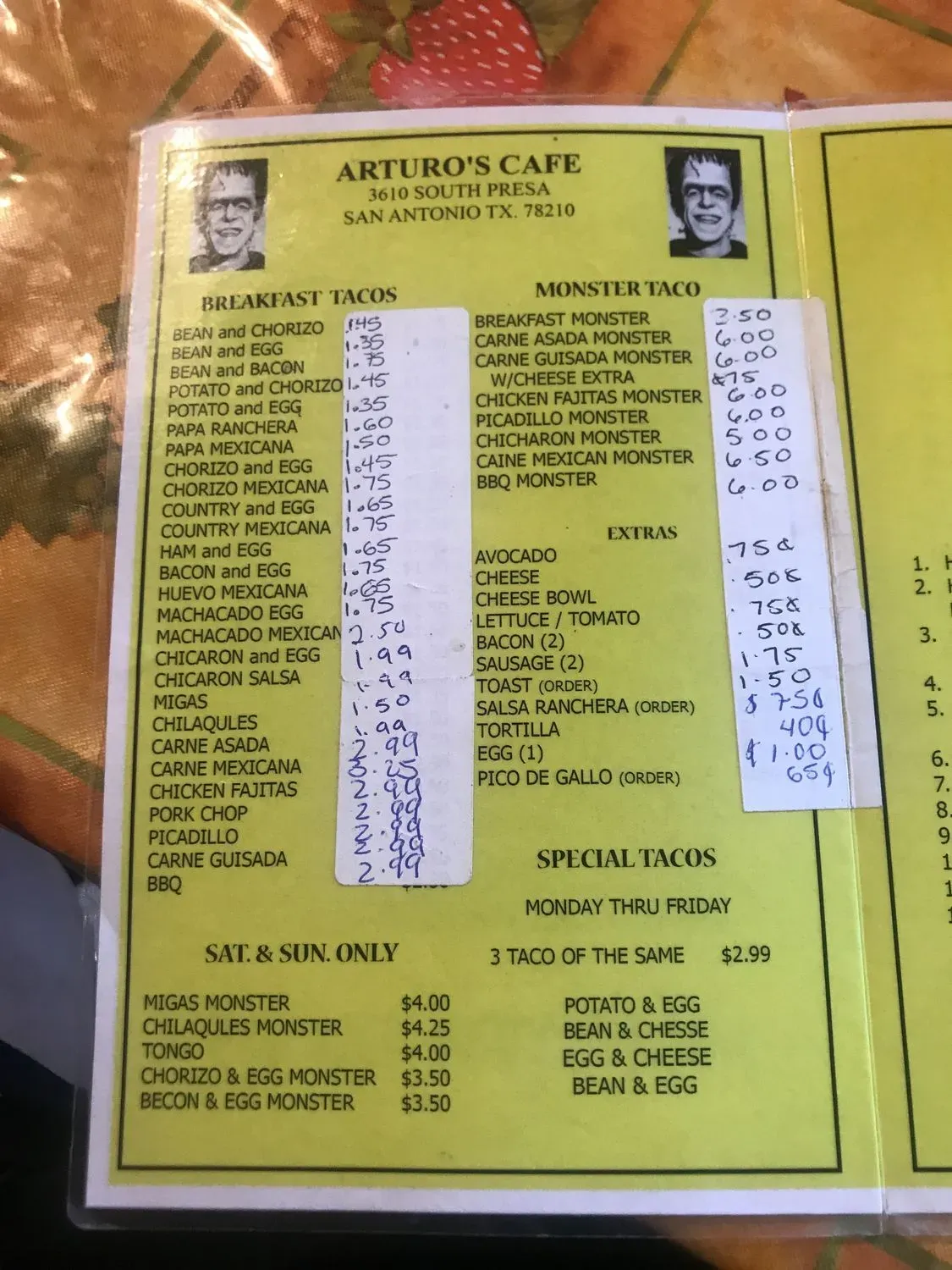 Menu 2