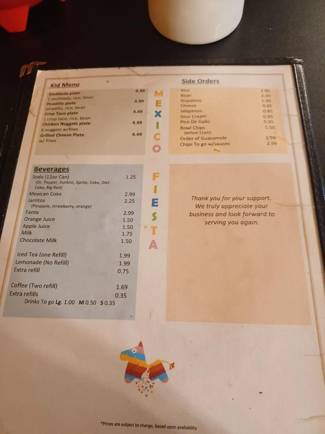 Menu 2