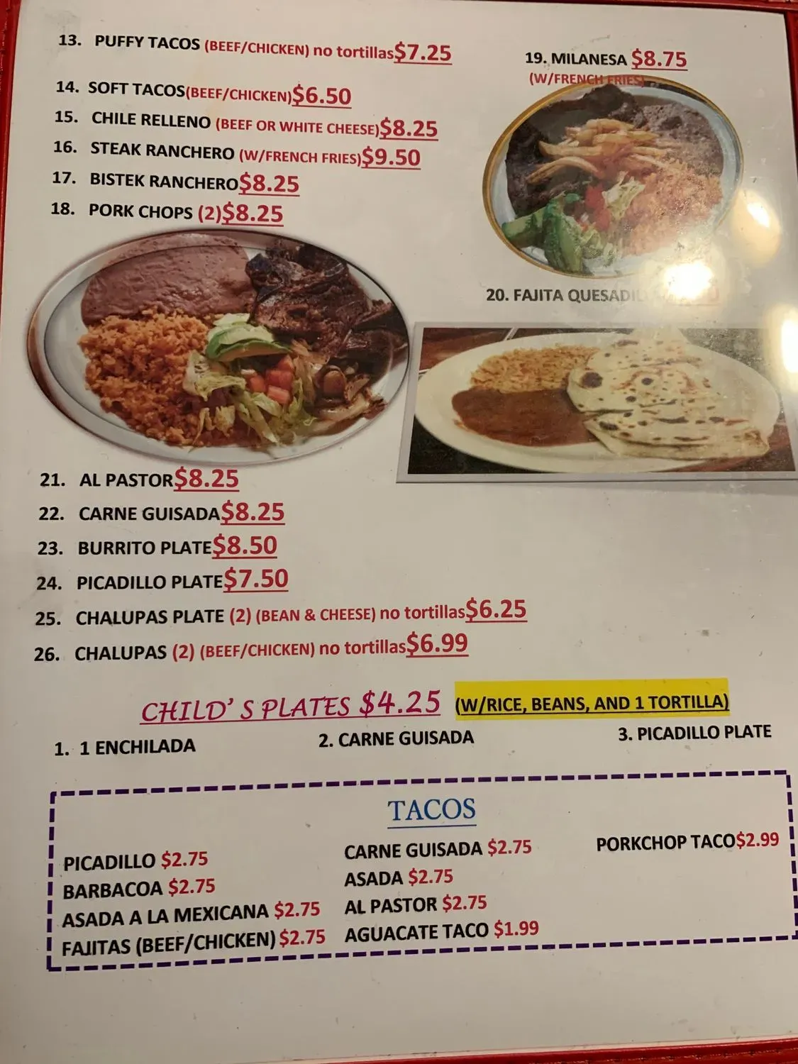 Menu 5