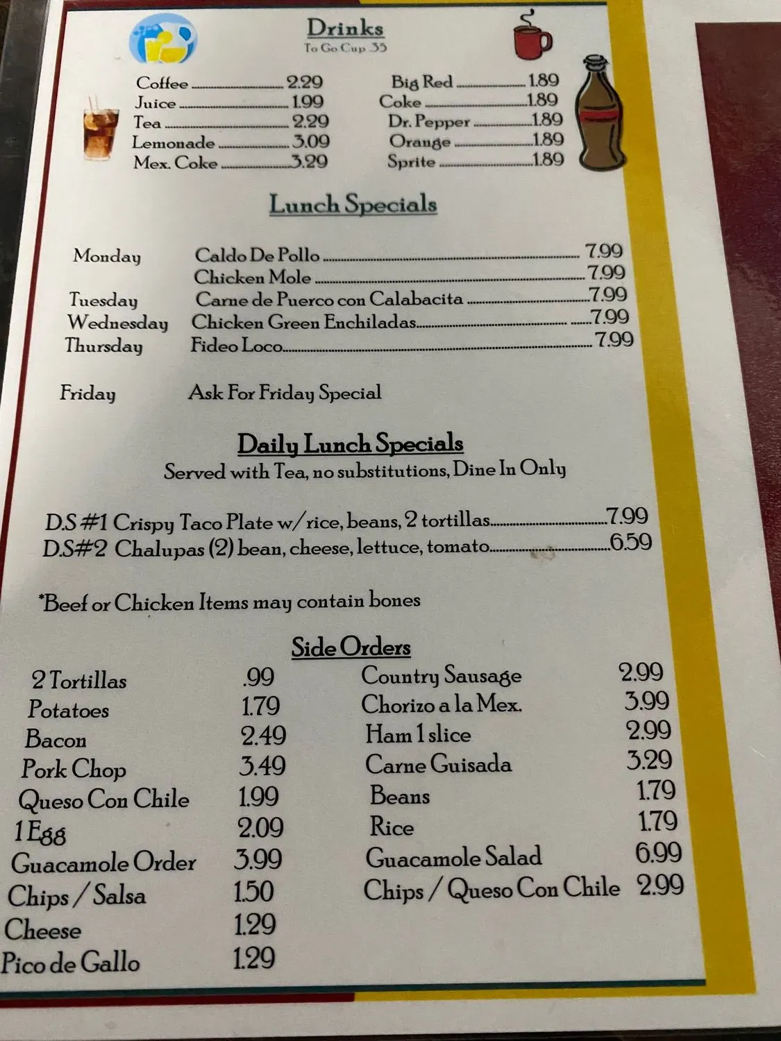 Menu 4