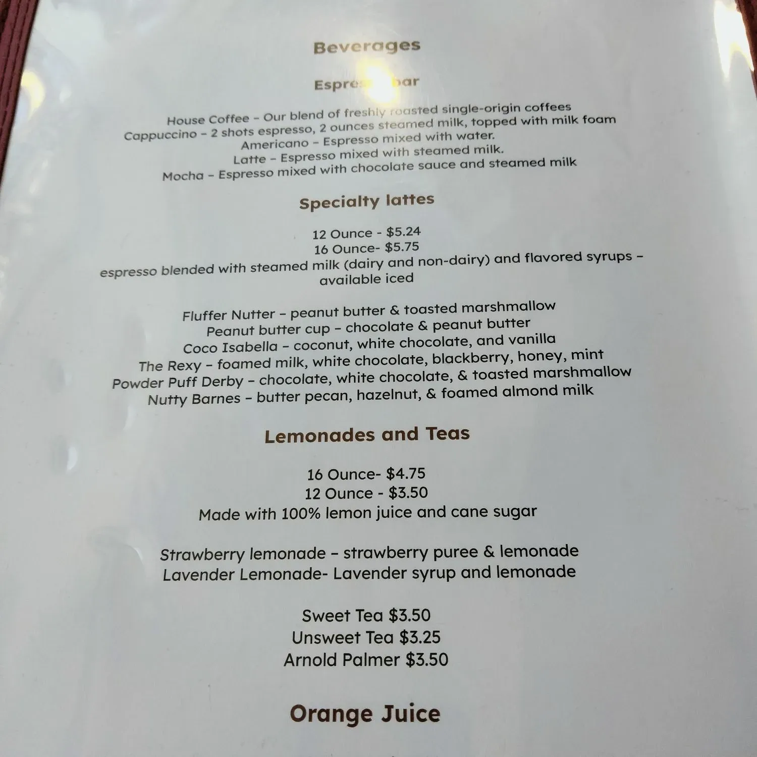 Menu 6