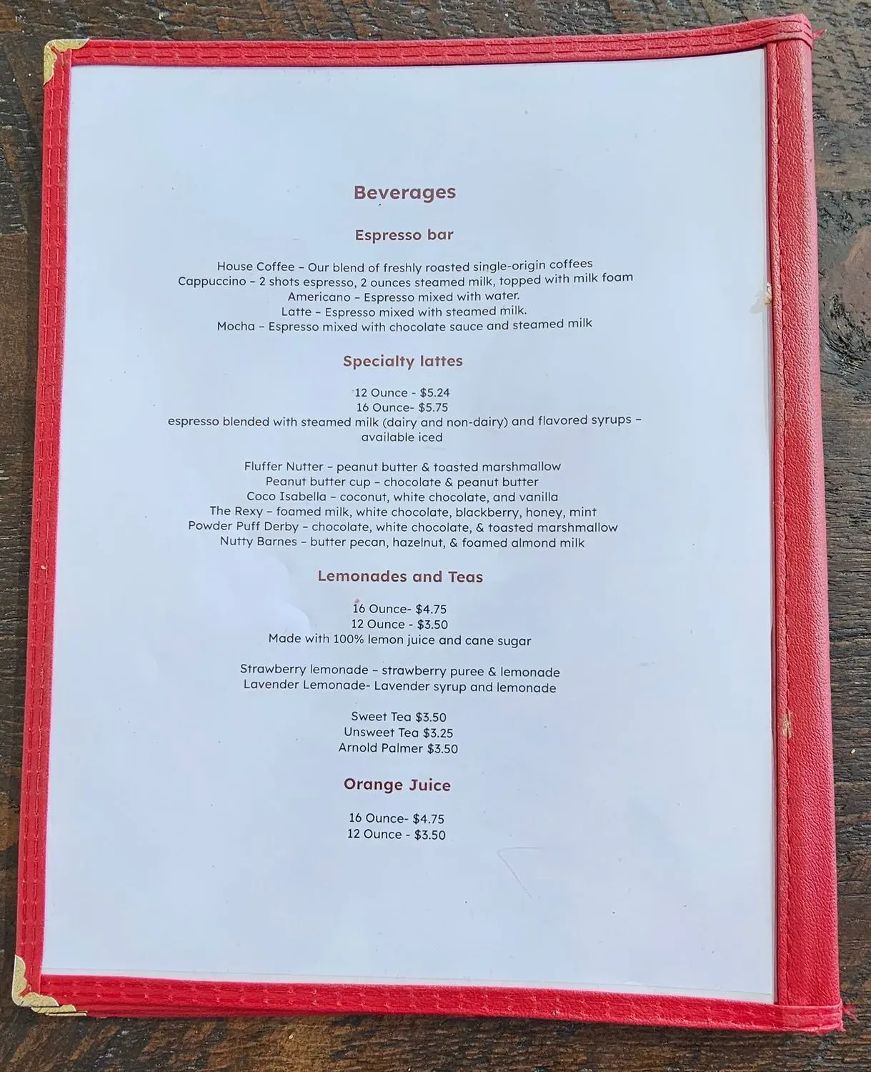 Menu 4