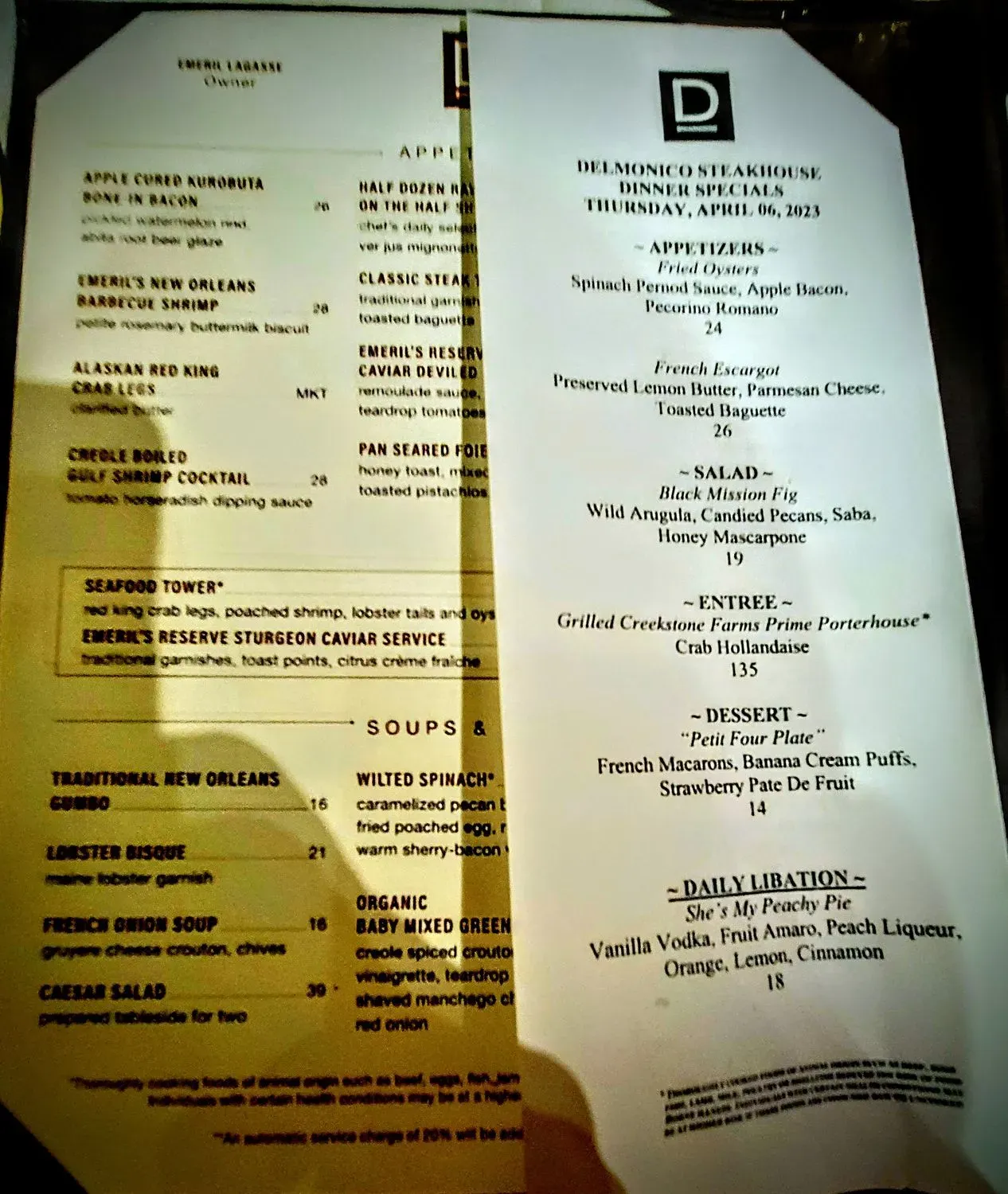 Menu 6