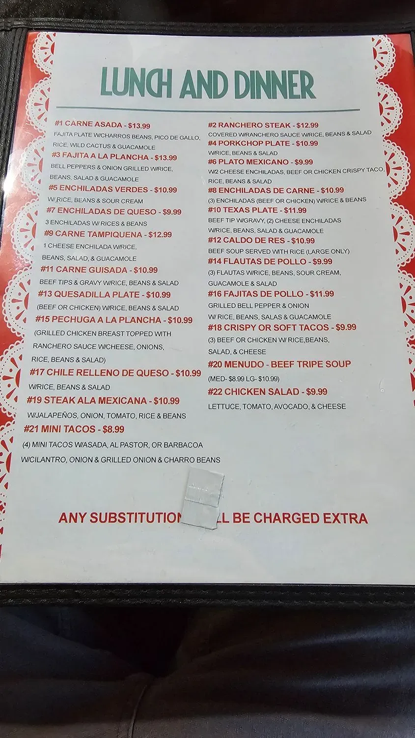 Menu 6