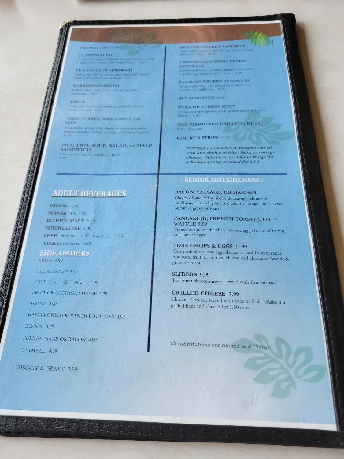 Menu 6