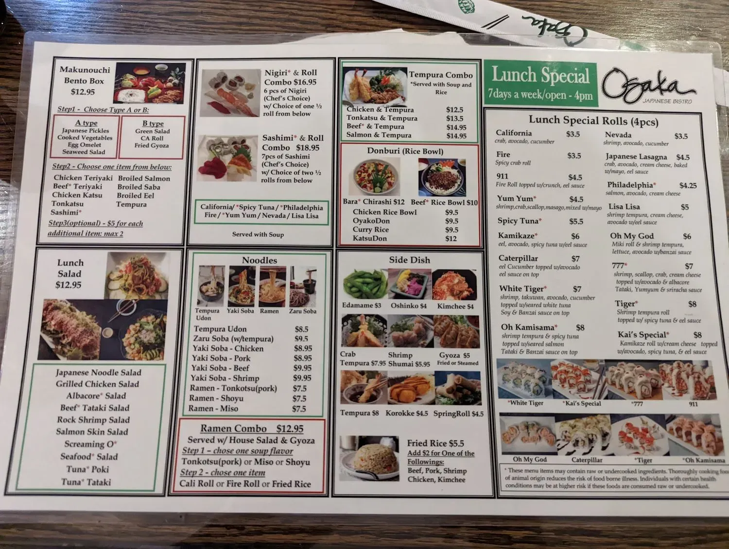 Menu 6