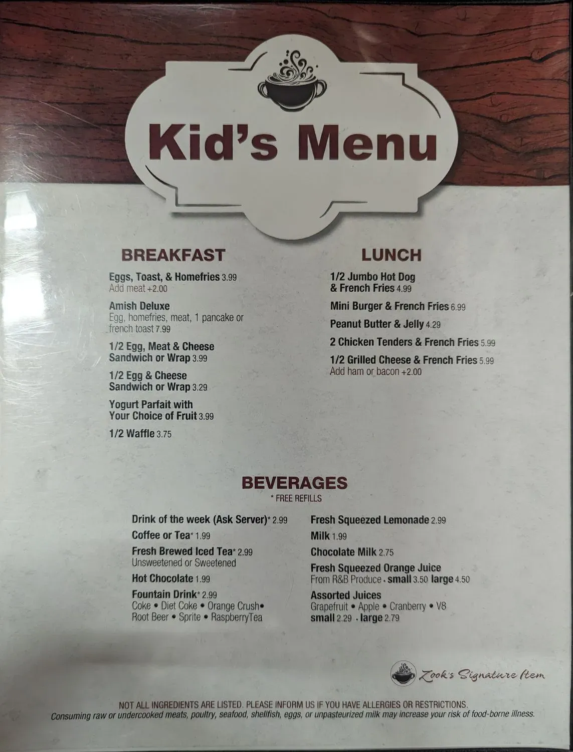 Menu 4