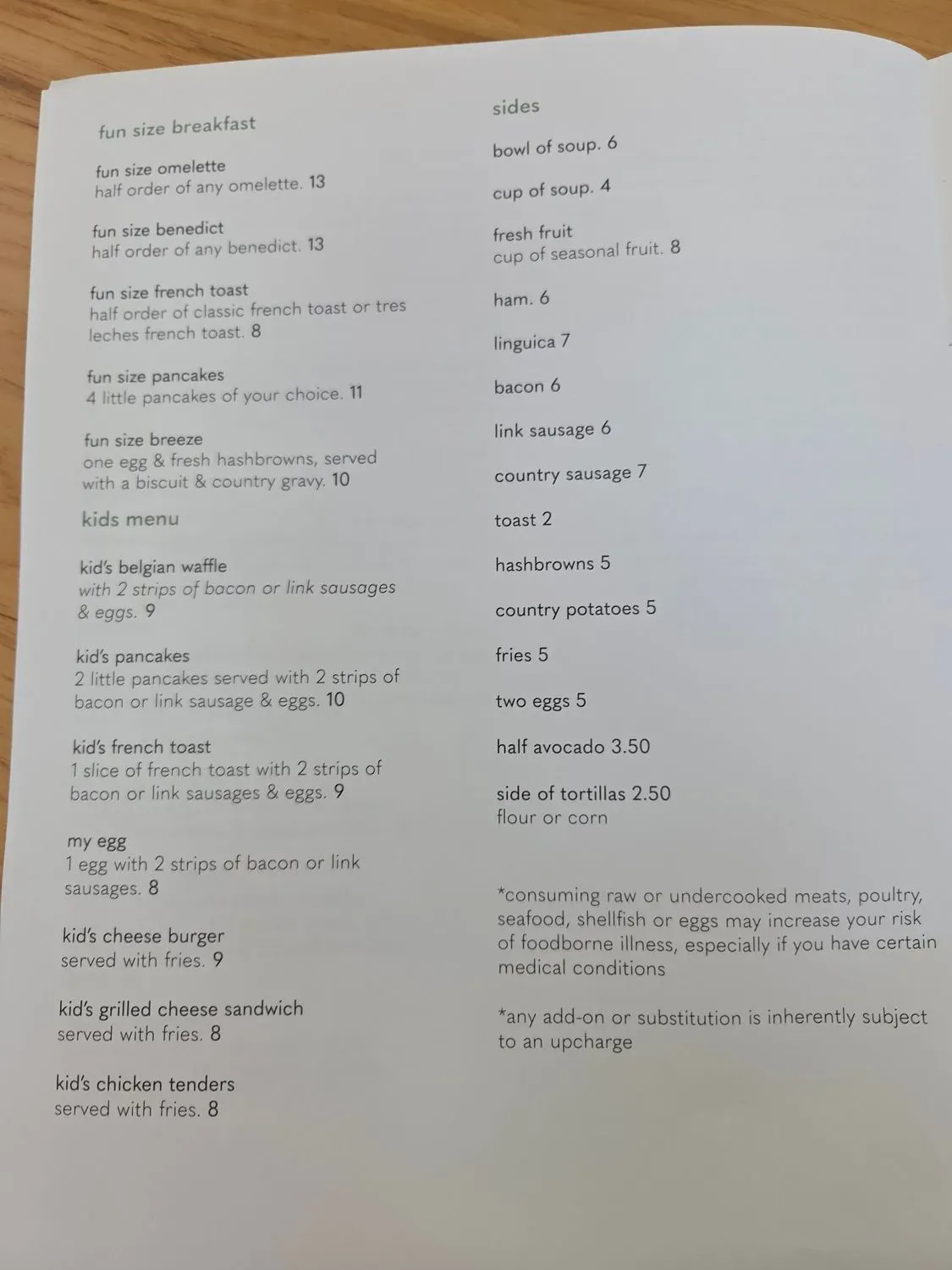 Menu 4