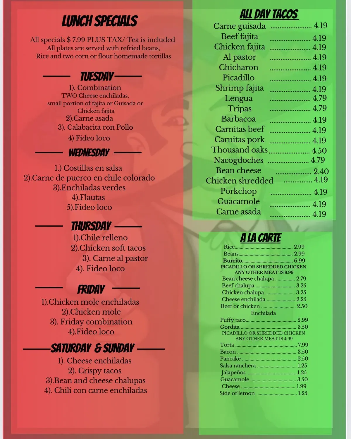 Menu 3