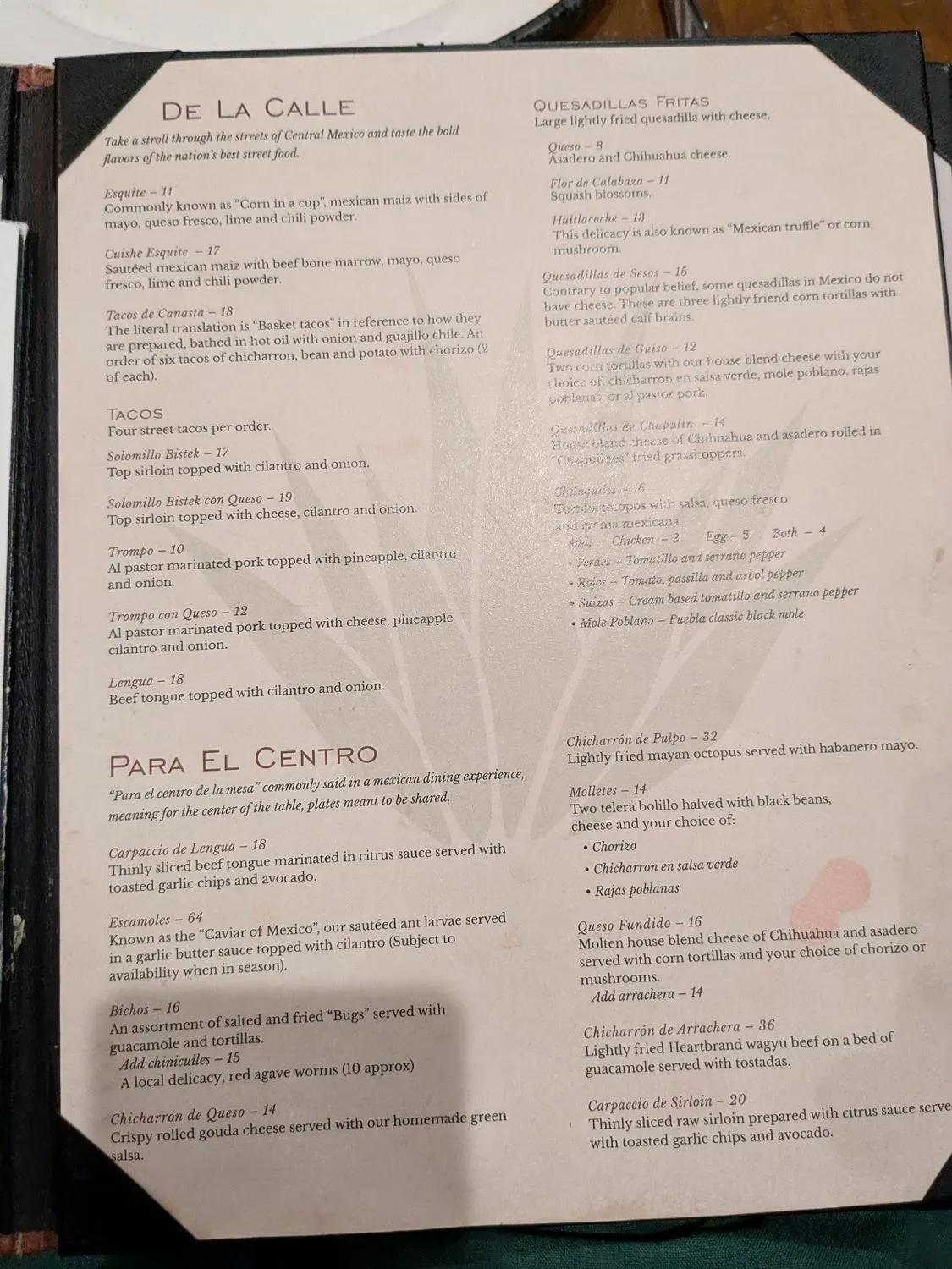 Menu 6