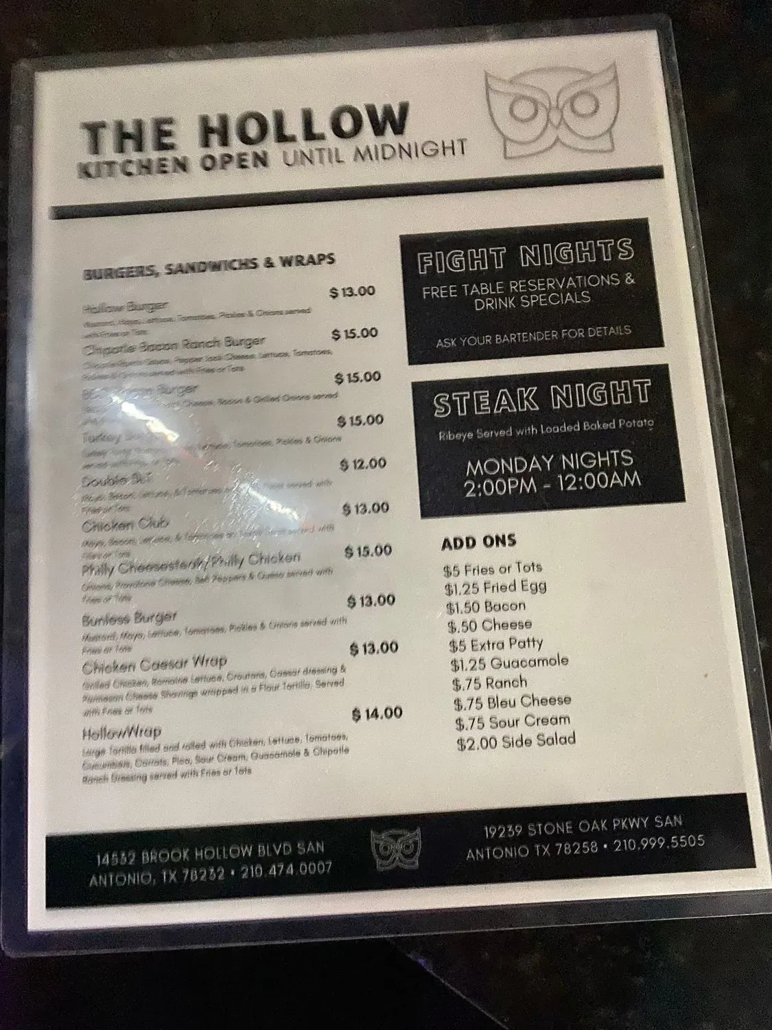 Menu 3