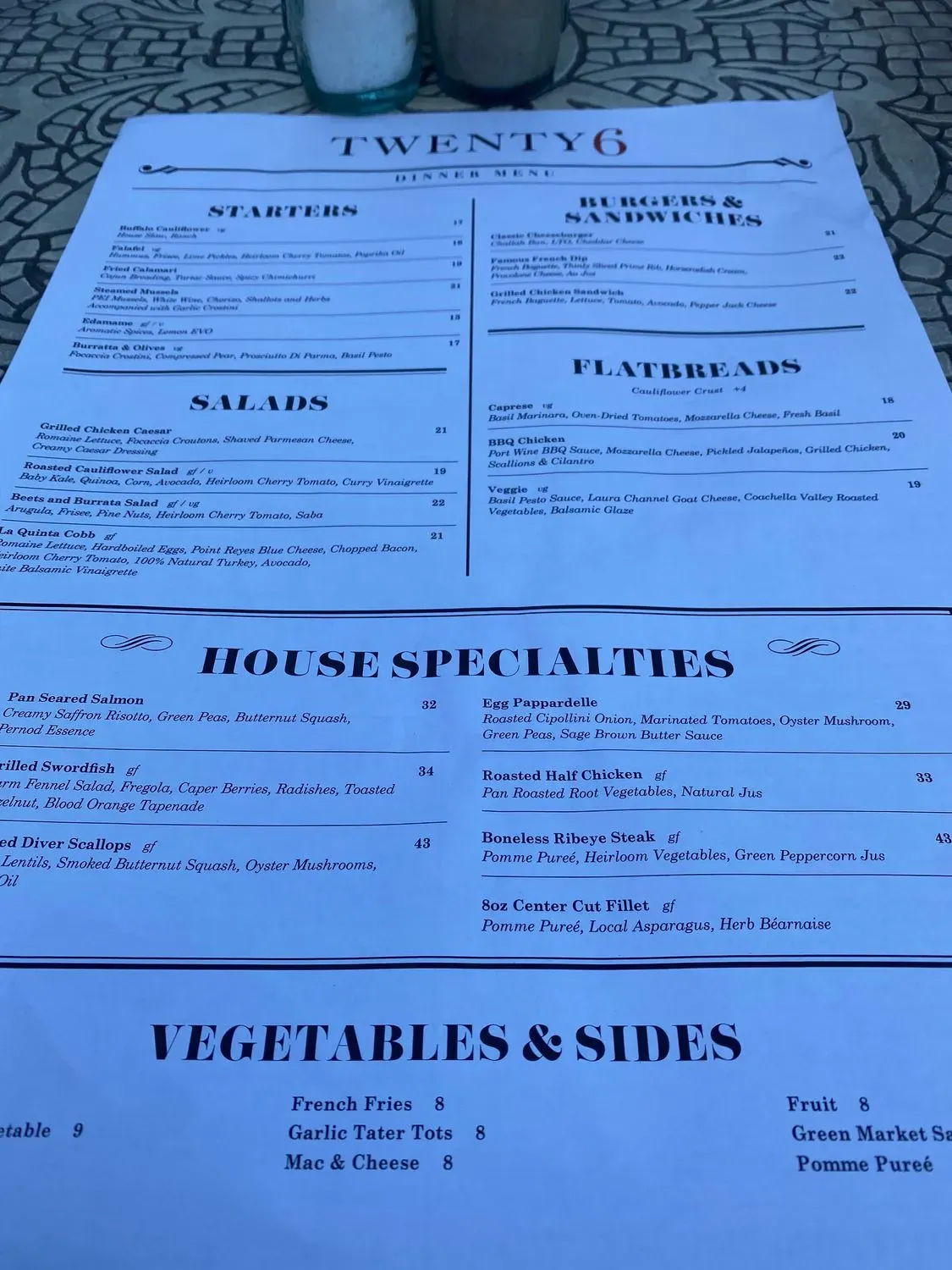 Menu 5