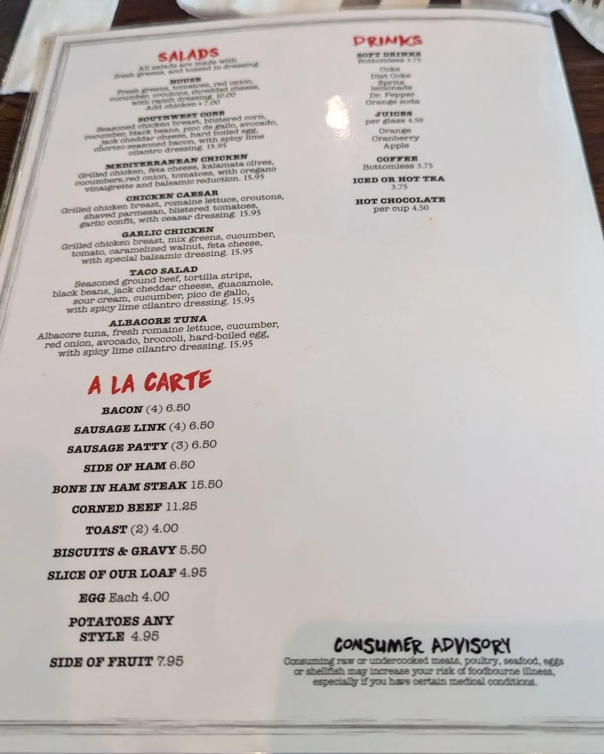 Menu 6