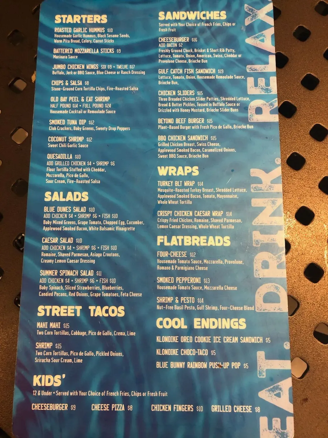 Menu 2