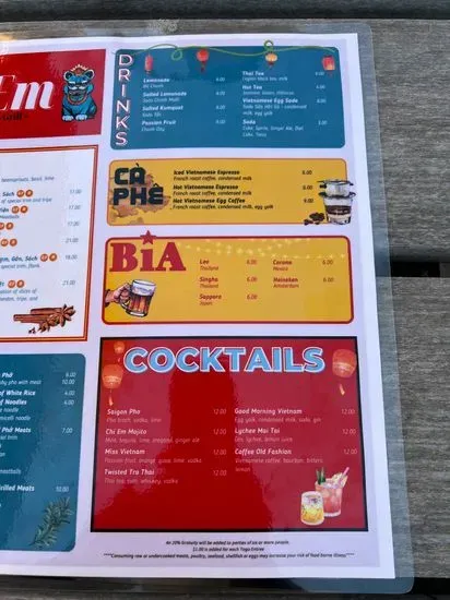 Menu 5